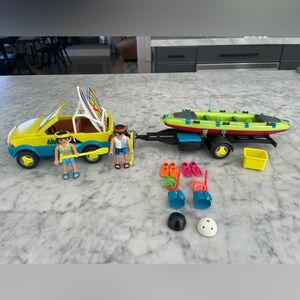 Playmobil Beach Car with Canoe